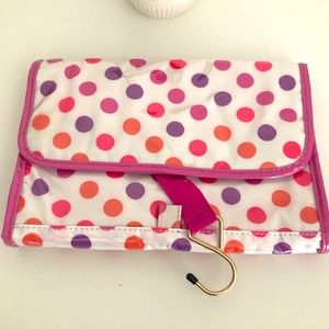 NWOT Polka Dot Vanity Bathroom Bag